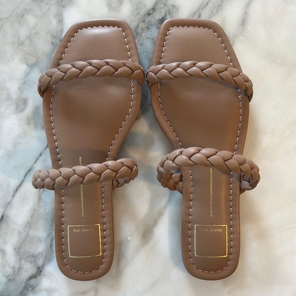 DOLCE VITA Libie Dual-Strap Flat Sandals